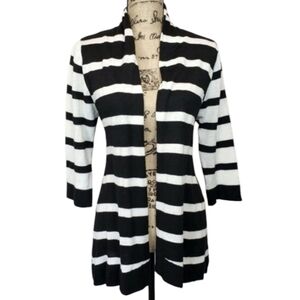 Poof Striped Cardigan Jacket